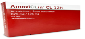 Amoxicilina Clavulánico (ej. Amoxil)